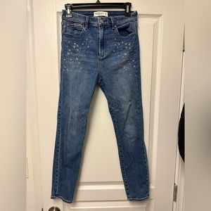 Abercrombie Super Skinny Ankle Jean (high rise 27)